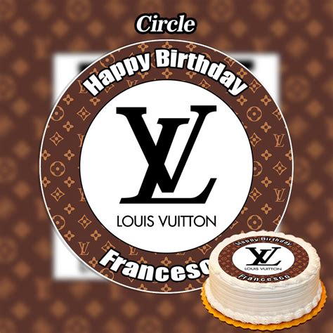 louis vuitton cake topper.